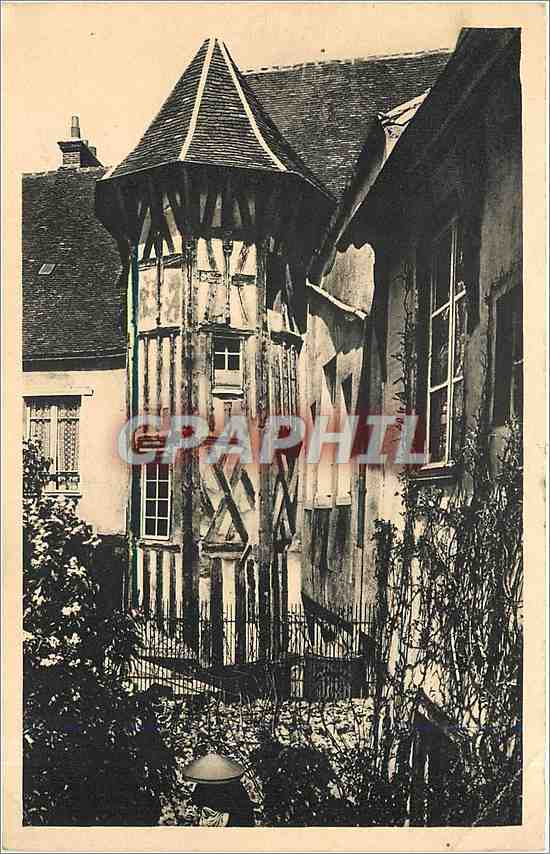 Maison à tourelle de la rue de la Poissonnerie — Verneuil-sur-Avre (Eure) — Édit. d'Art Belfrance, Caen