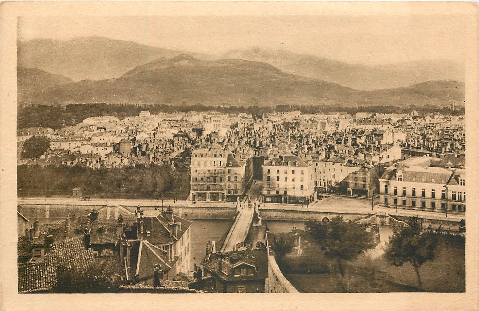 Grenoble — Vue prise de Sainte-Marie d'en haut — Édition La Cigogne, Grenoble