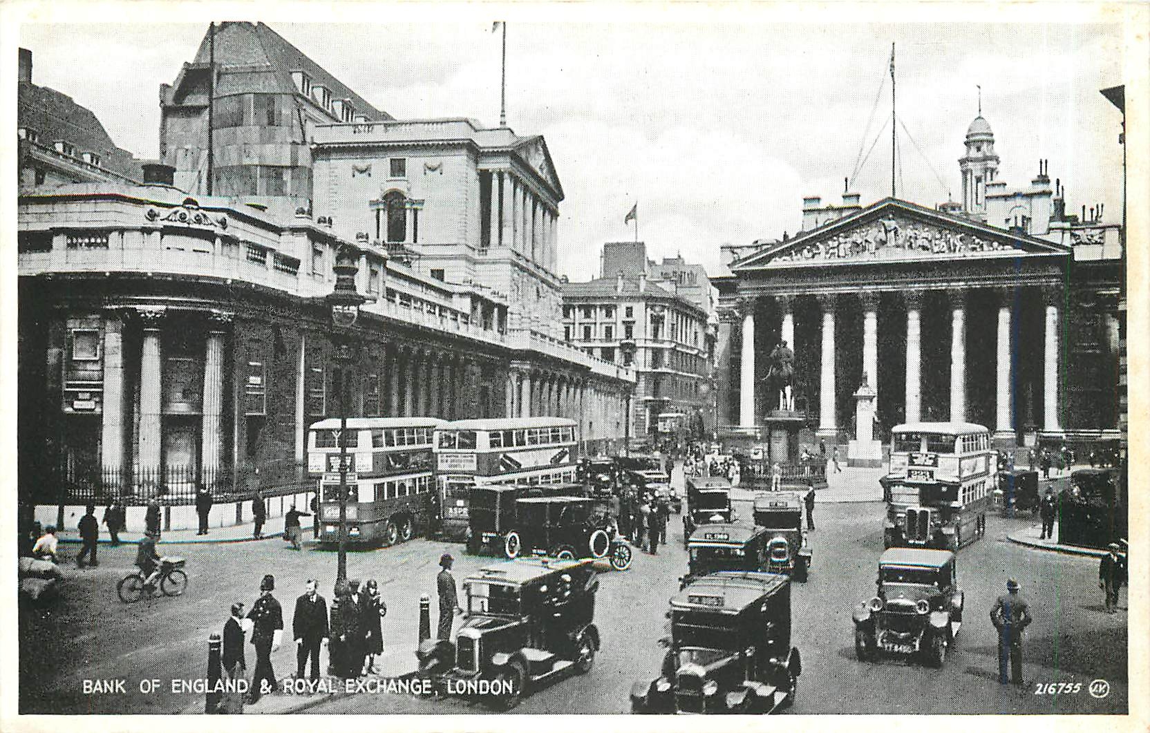 CPA Bank of England et royal exchange London 
