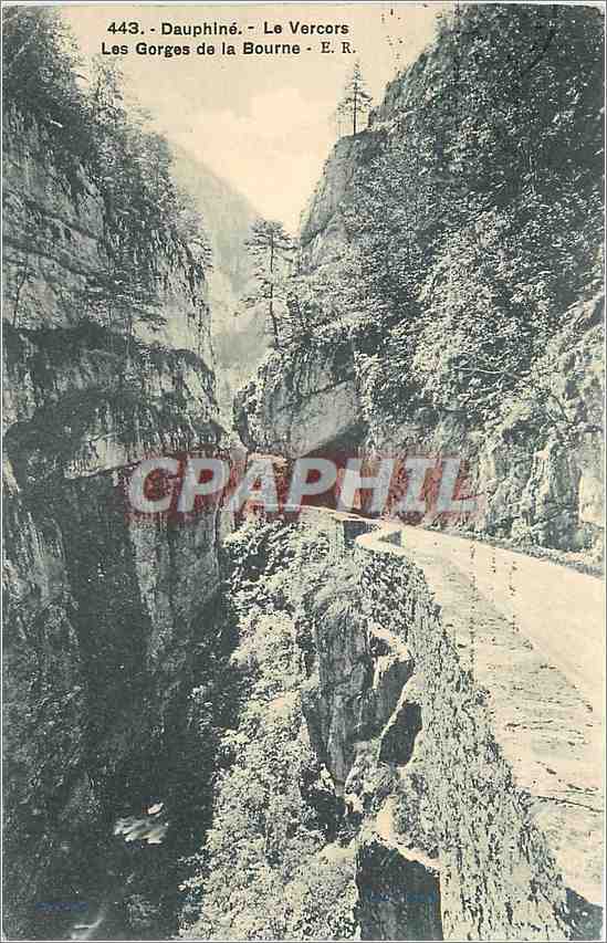 CPA Dauphine le Vercors les gorges de la Bourne 
