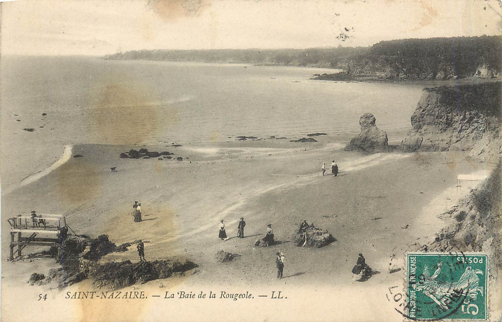 CPA Saint Nazaire la Baie de la Rougeole 