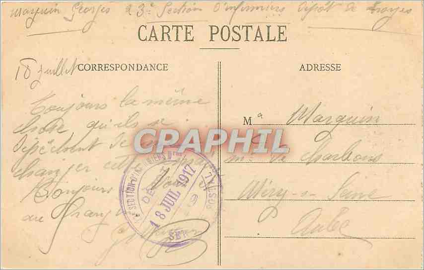 Troyes - La Préfecture — Collection T.G. — n°20 — Rückseite