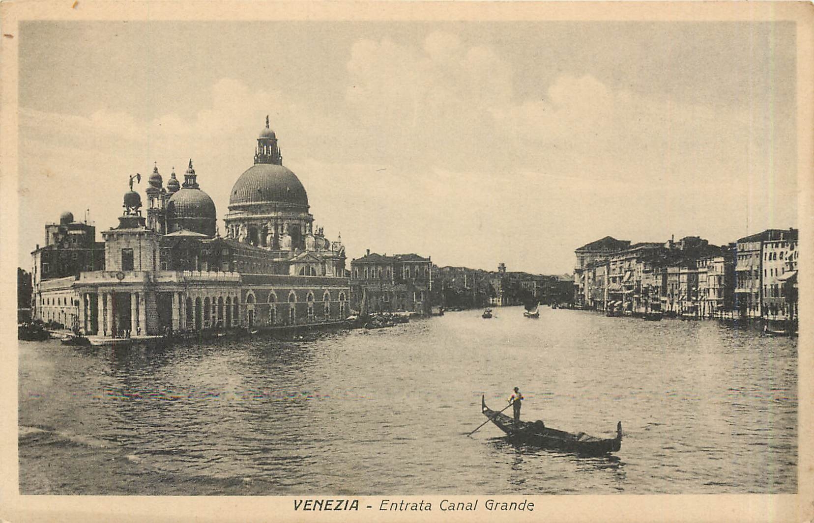 CPA Venezia Entrata canal grande 