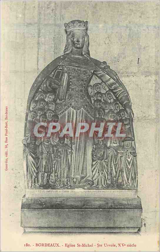 CPA Bordeaux eglise St Michel Ste Ursule XV siecle 