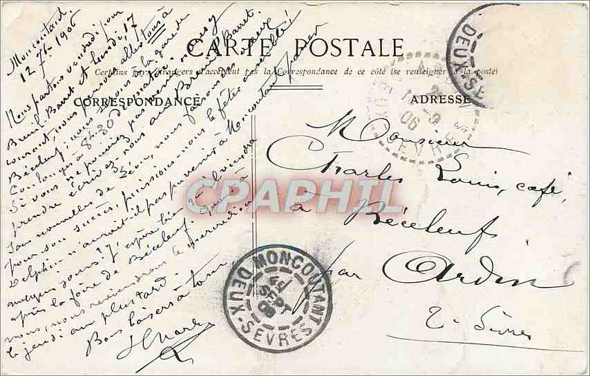 CPA Ligue francaise de l'enseignement Fete des Ecoles 16 juin 1905 Mutualite Scolaire — Rückseite