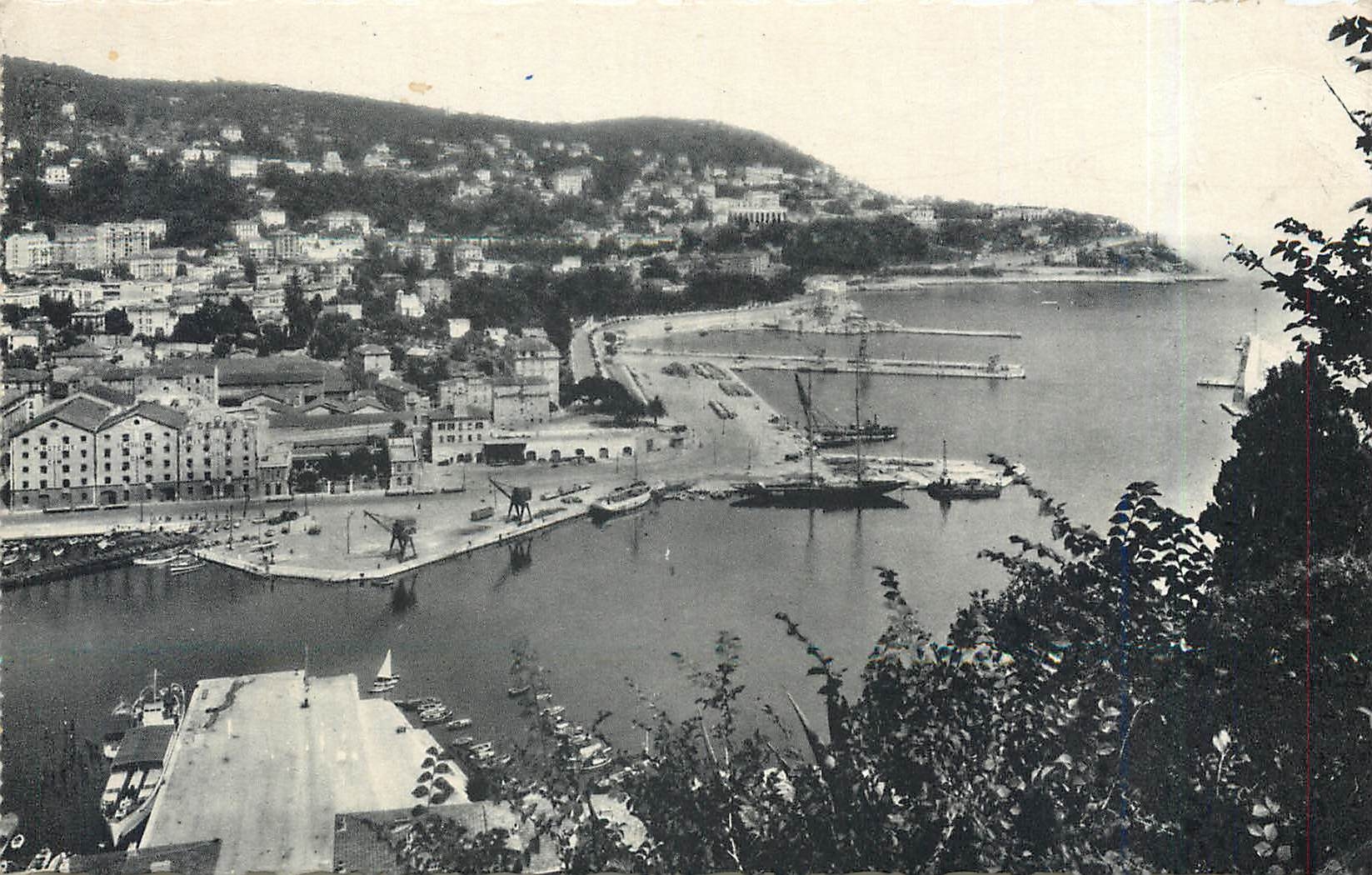 CPA Nice Entree du Port le mont Boron 