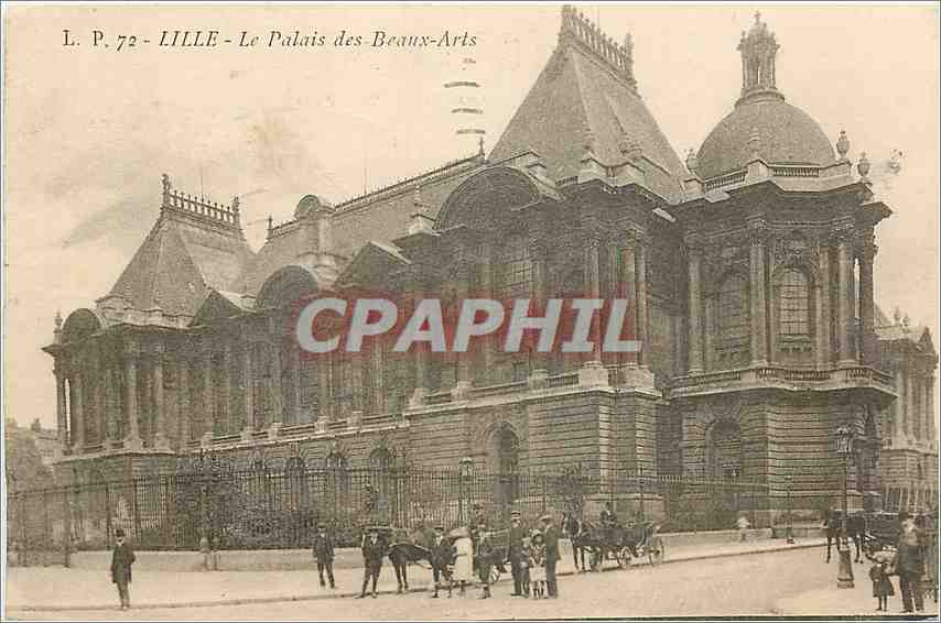 CPA Lille le palais des Beaux Arts 