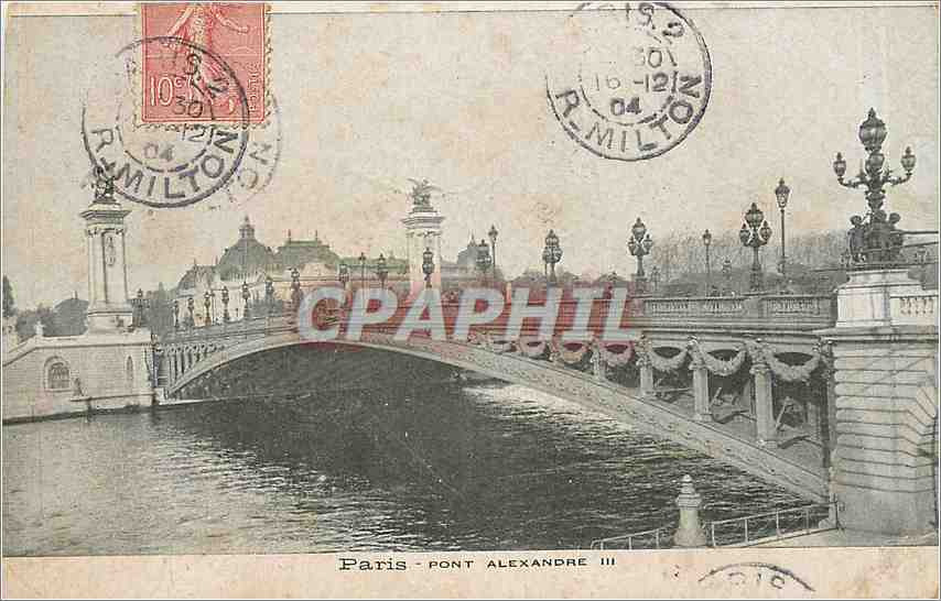 CPA Paris pont Alexandre III 