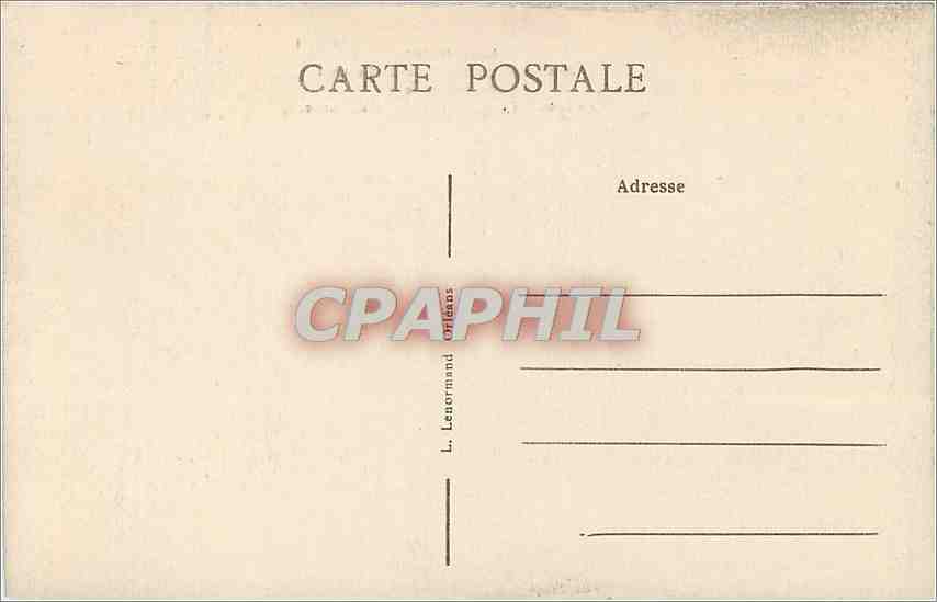 CPA Gien Loiret ancien chateu d'Anne de Beaujeu construit en 1494 la sous prefecture et le palais de — Rückseite