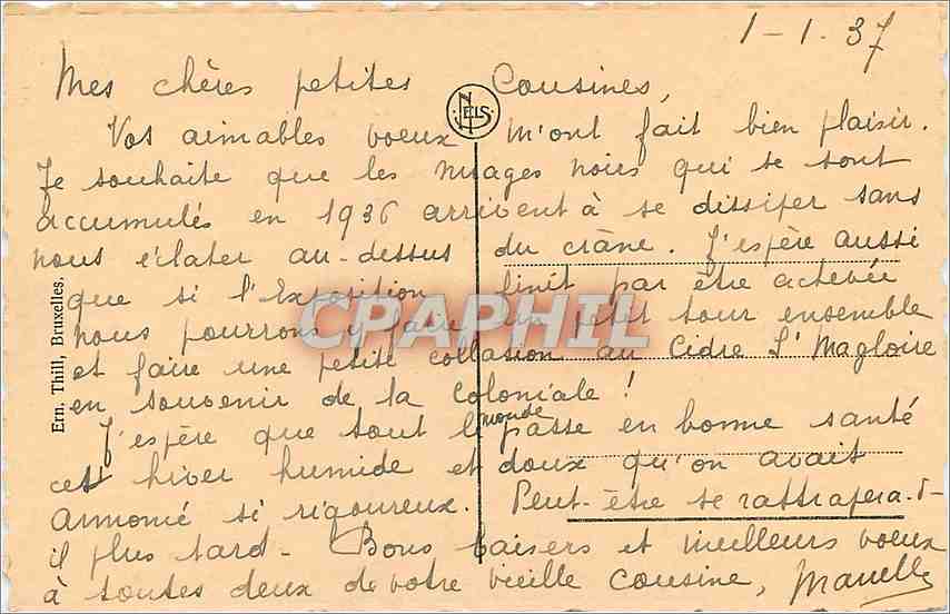 CPA Bruxelles grand place cote nord est le pignon maisons des Peintres Verriers et Batteurs d'Or Mai — Rückseite