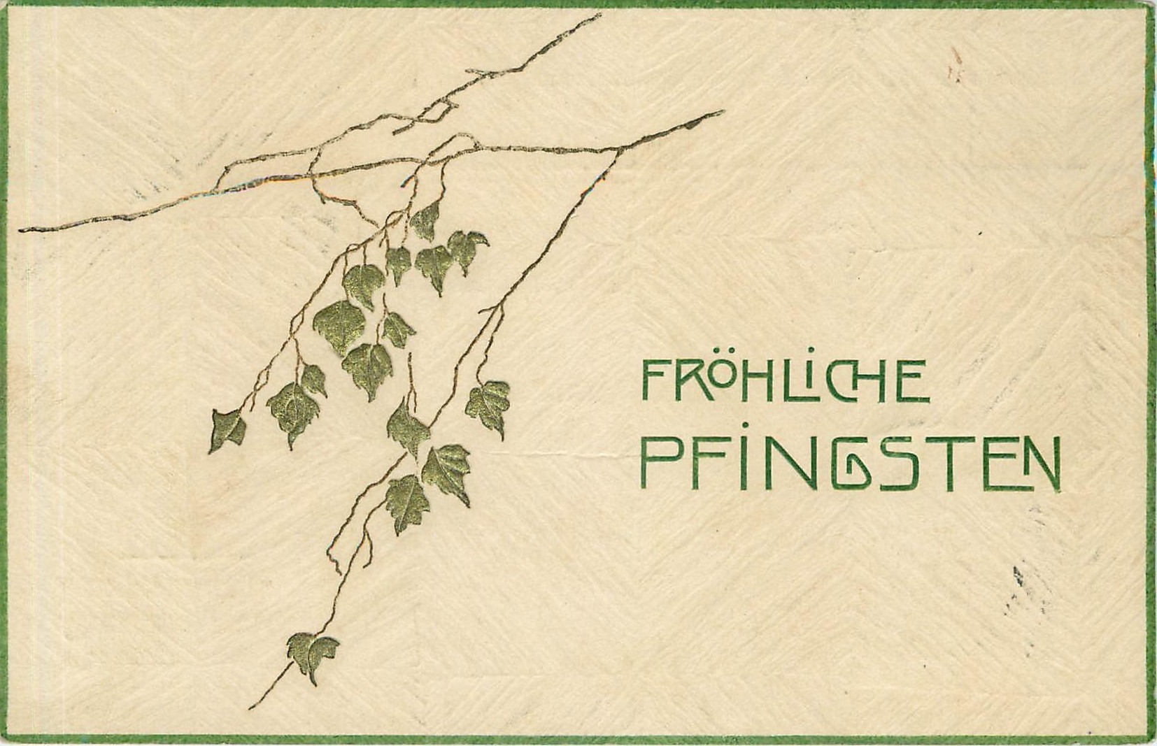 CPA Frohliche Pfingsten Fleurs