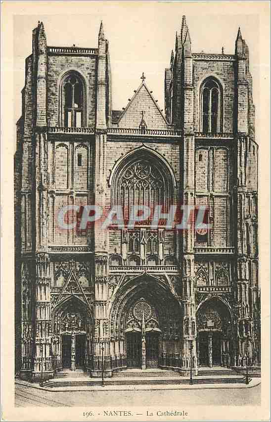 CPA Nantes la cathedrale 