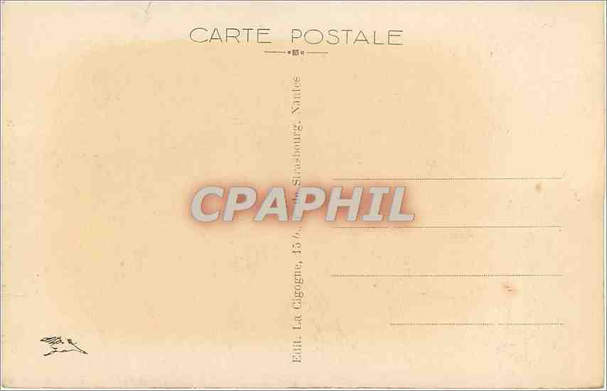 CPA Nantes la cathedrale  — Rückseite