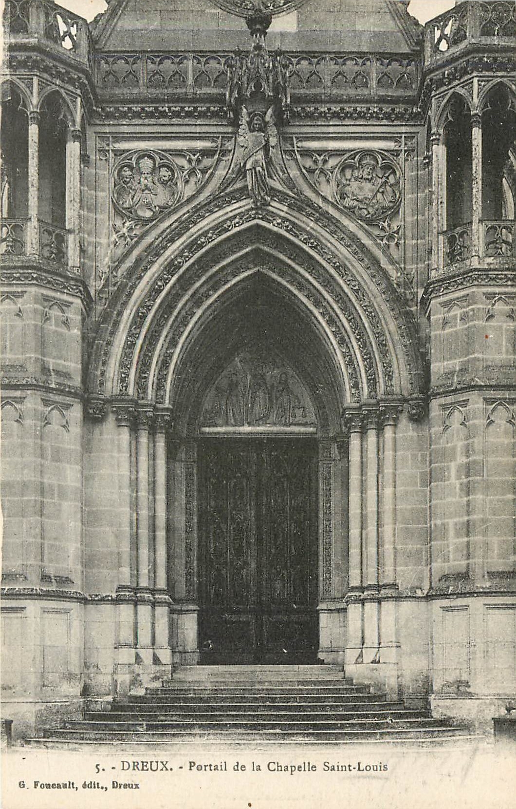 Dreux - Portal der Kirche Saint-Louis — G. Foucault, Verlag, Dreux