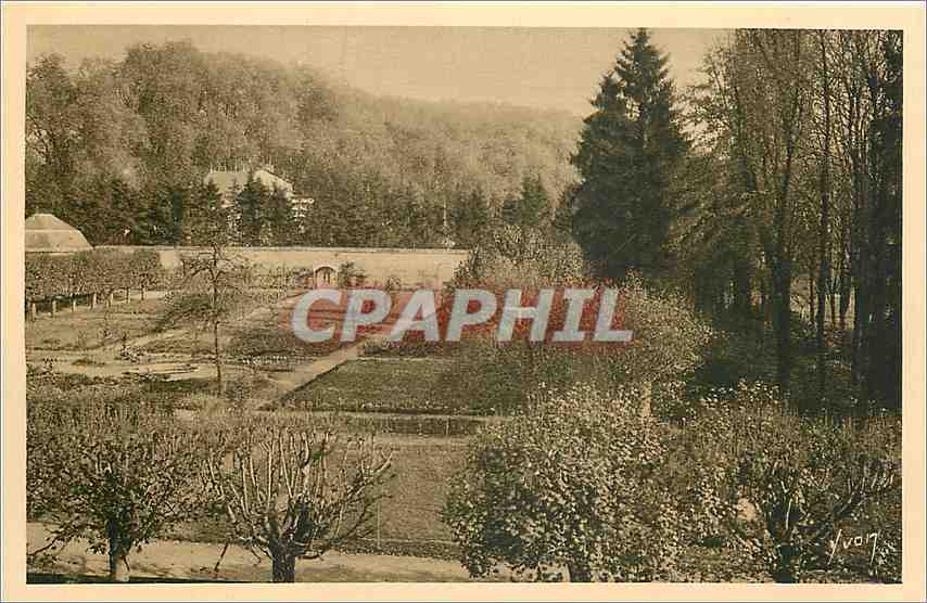CPA Paray le Monial Saone et loire jardin du Monastere de la Visitation 