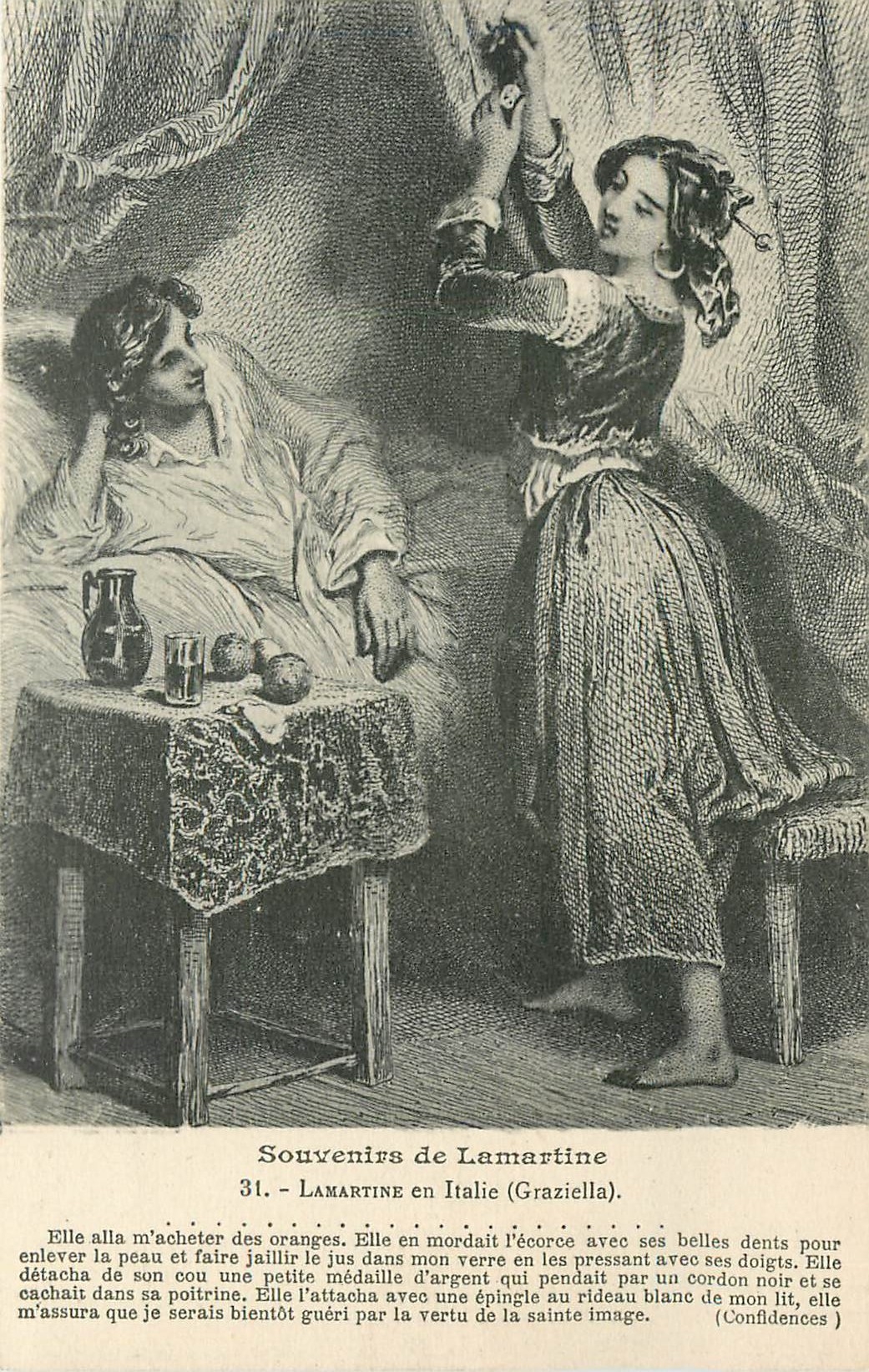 Lamartine en Italie — Graciella — L. Forestier, n°31