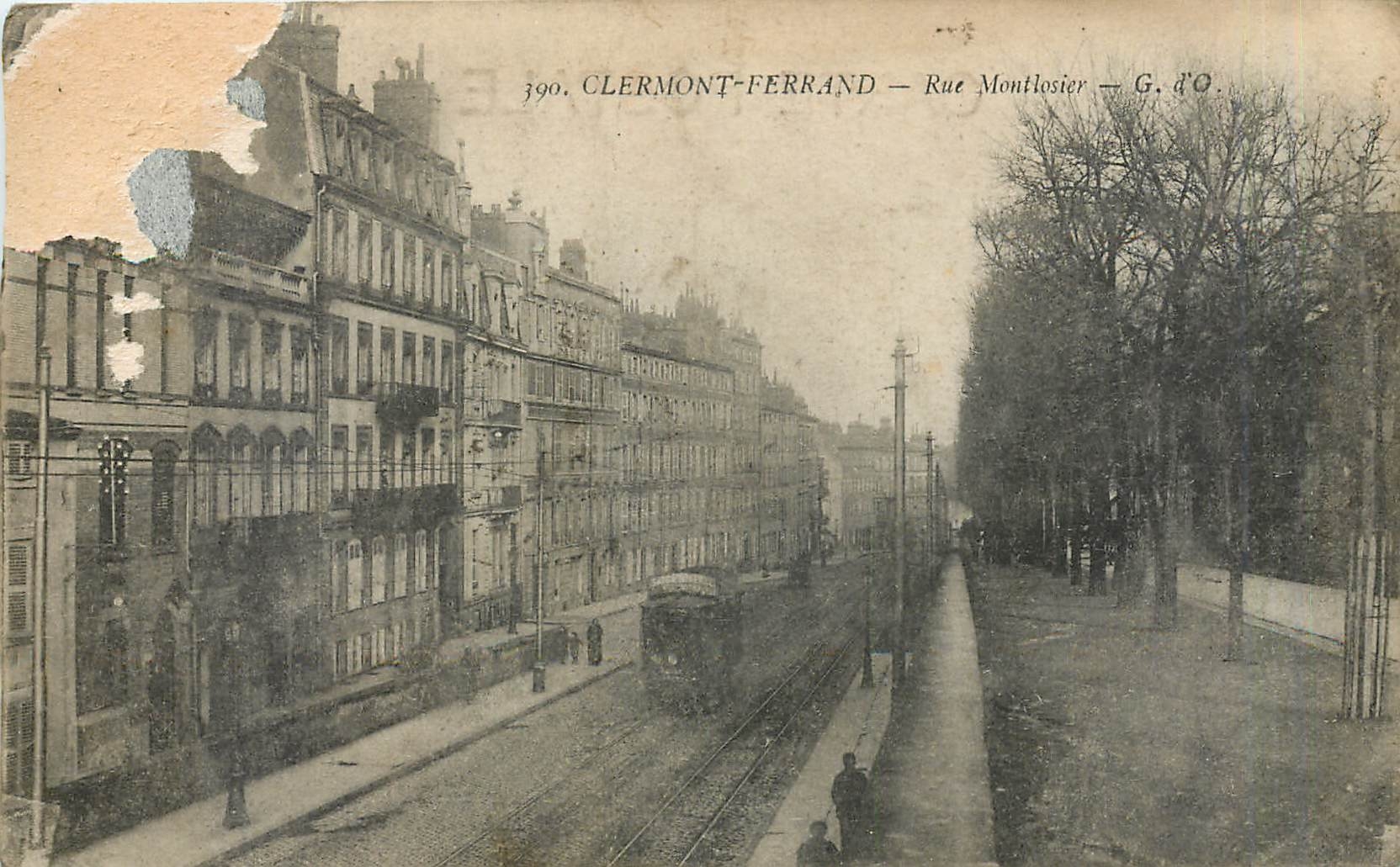 Clermont-Ferrand — Rue Montlosier — G. d'O. - Recto