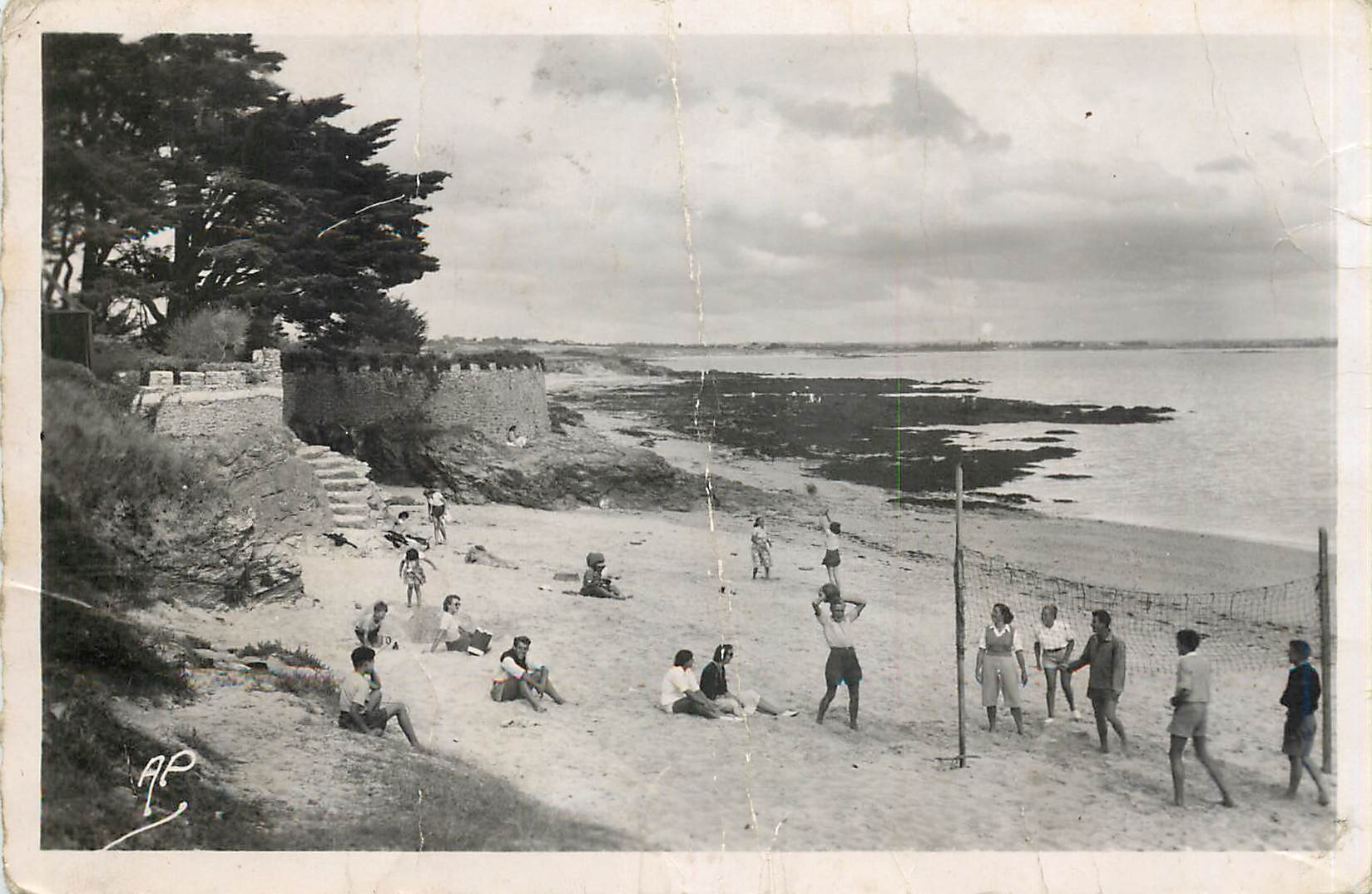 CPA Damgan Kervoyal Morbihan les jeux a la plage Volley-Ball Volley Ball