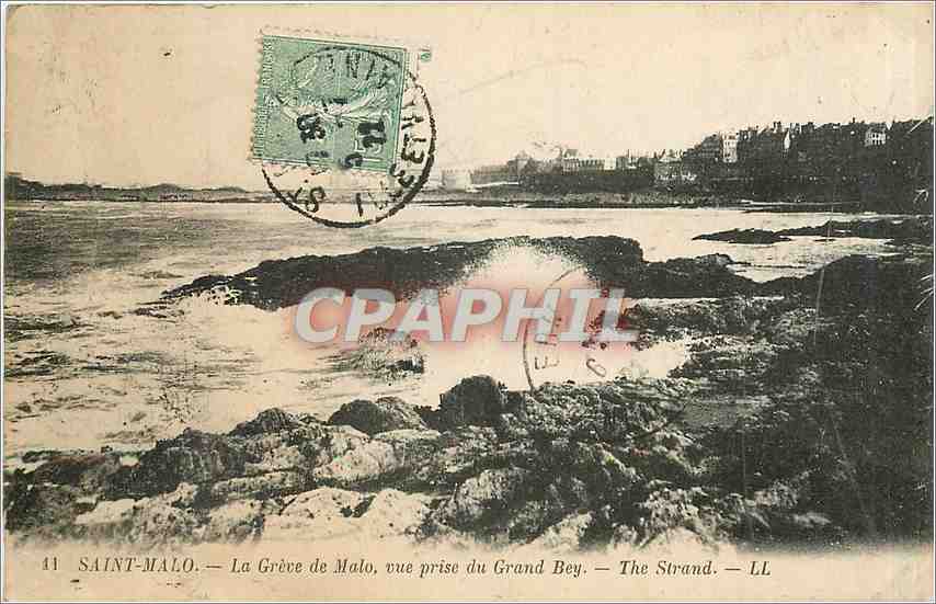Saint-Malo — La Grève de Malo, Blick vom Grand Bey — LL