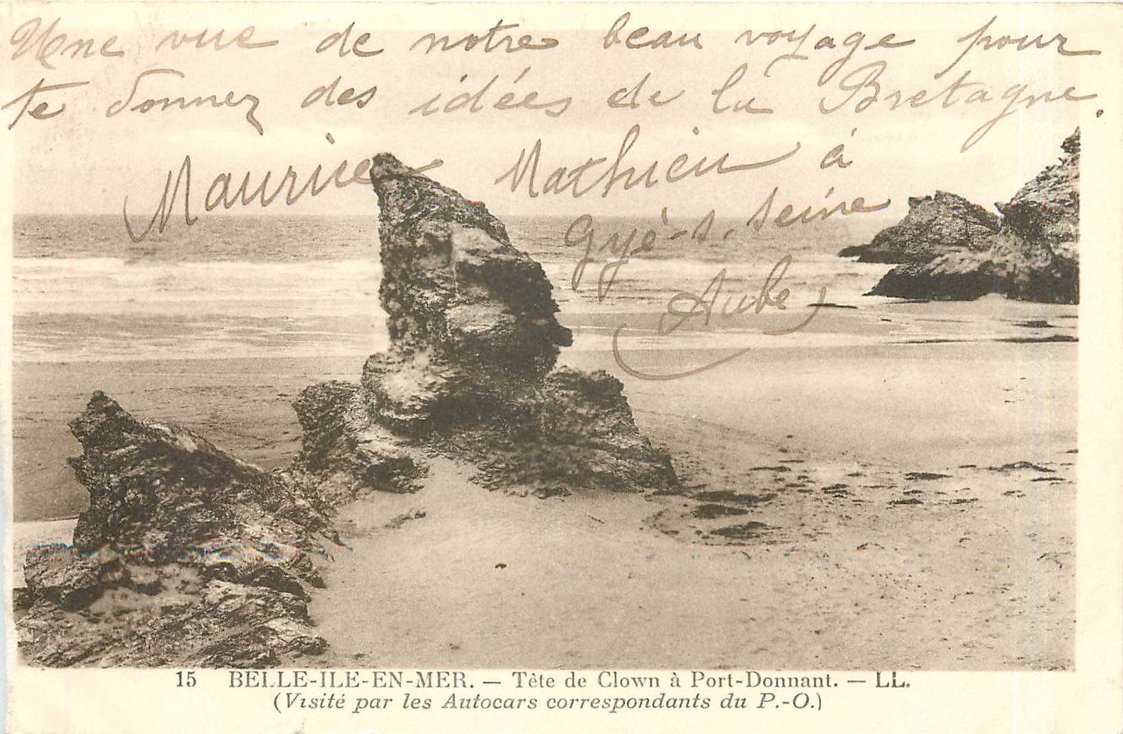 Belle-Île-en-Mer — Tête de Clown à Port-Donnenant — LL.