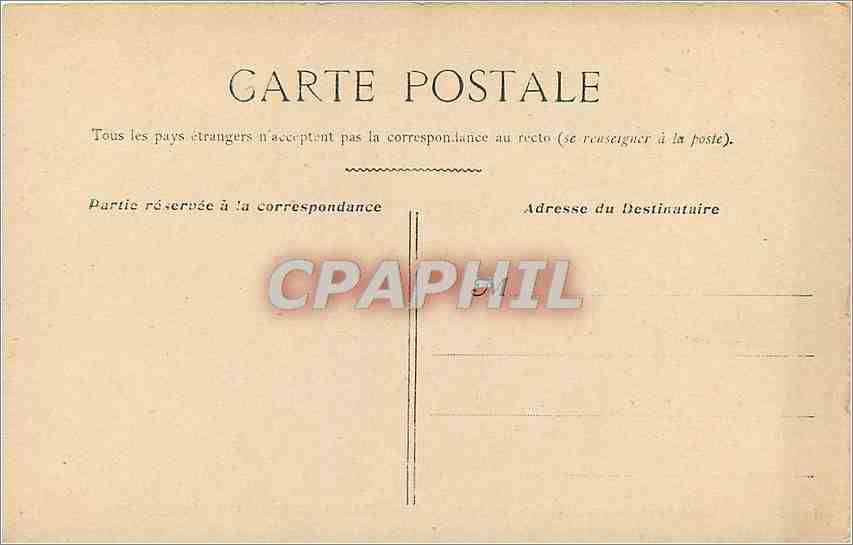 CPA Dans l'espoir que leur bon cocher Enfants Escargot — Verso