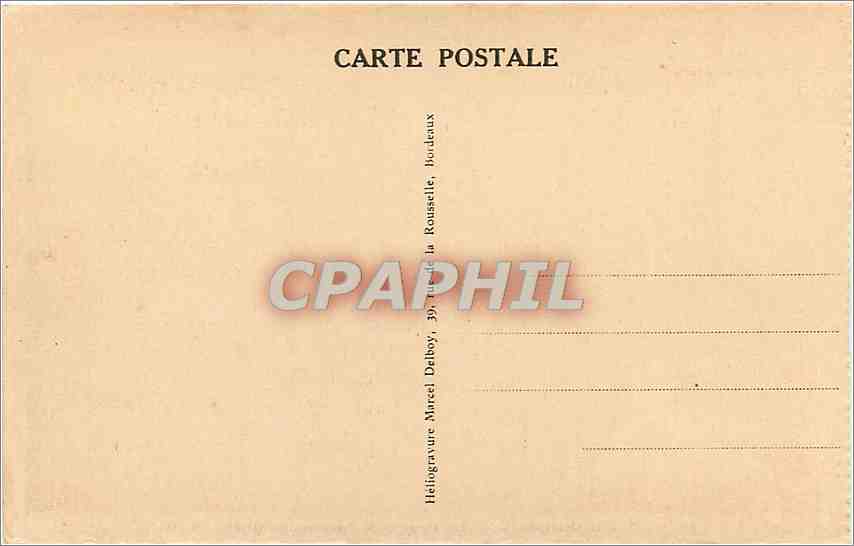 Bordeaux — Le Pont et le Jardin des Quais — M. D. — Verso