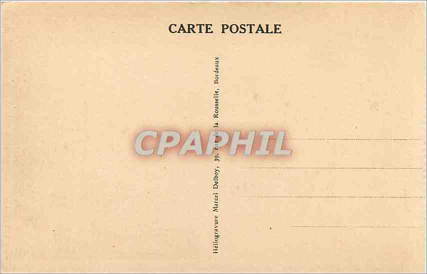 CPA Bordeaux cathedrale Saint Andre cote nord  — Verso