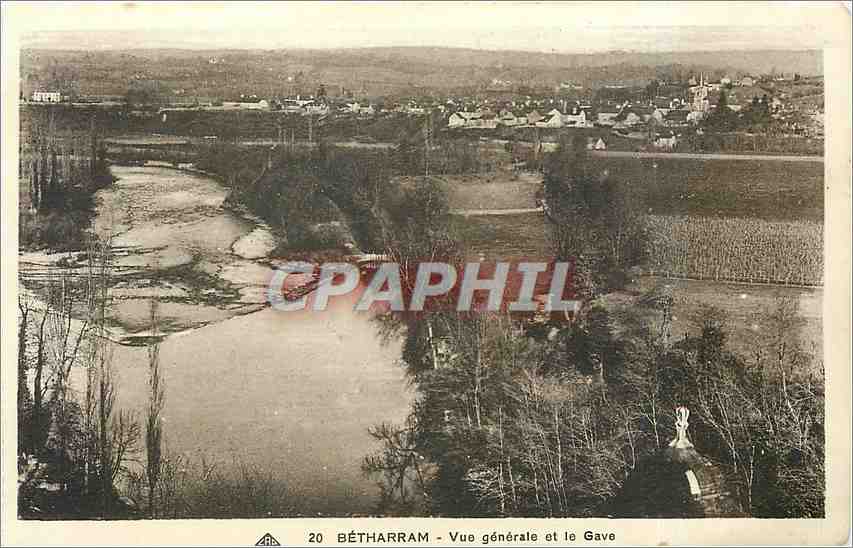 CPA Betharram vue generale et le gave 