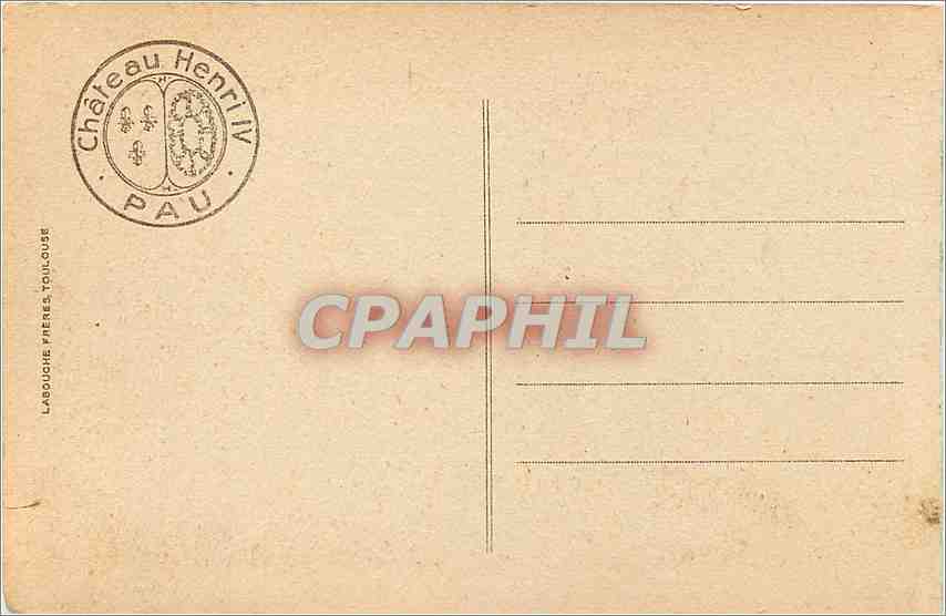 CPA Pau vue generale sur le gave  — Back