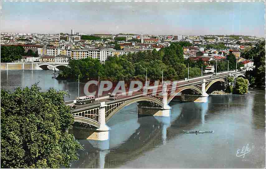 CPM Toulouse la ville rose le pont Saint Michel 