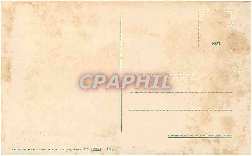 CPA Gand chateau Gerard le Diable  — Rückseite