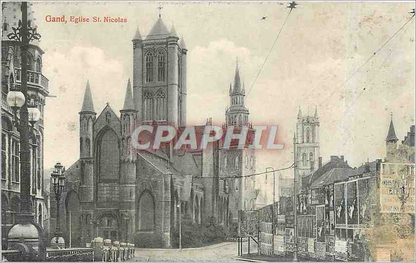 CPA Gand Eglise St Nicolas 