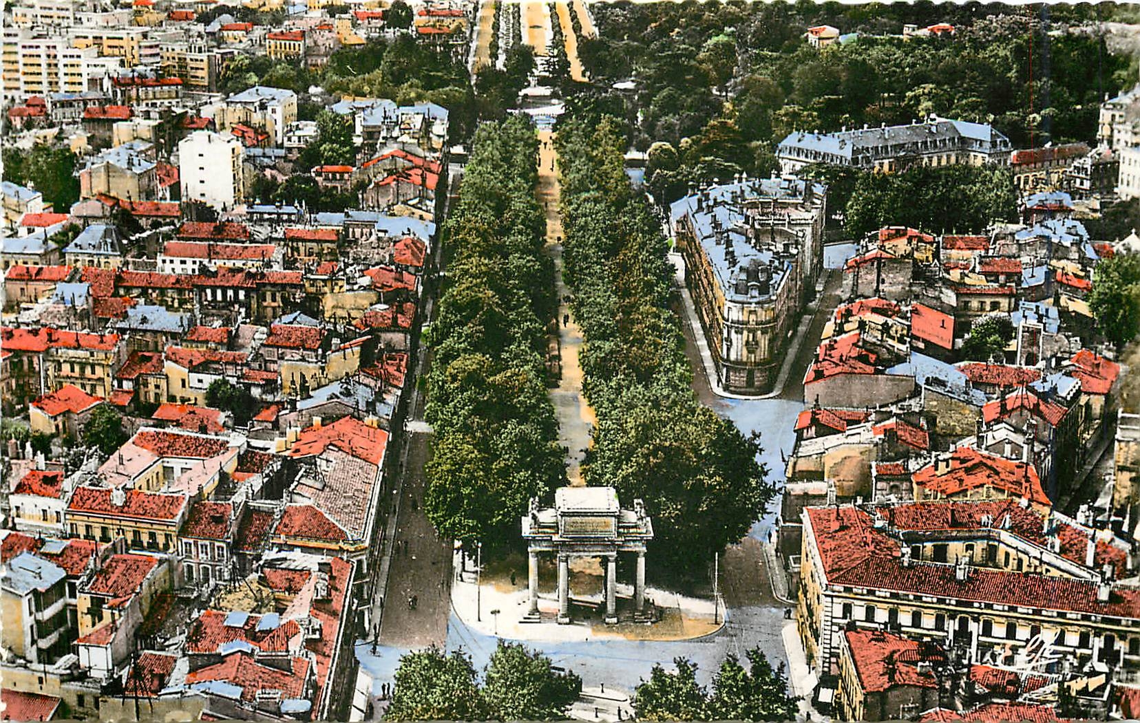 CPM Toulouse la ville rose le monument aux Combattants de la Hte Gne et les Allees Francous Verdier 