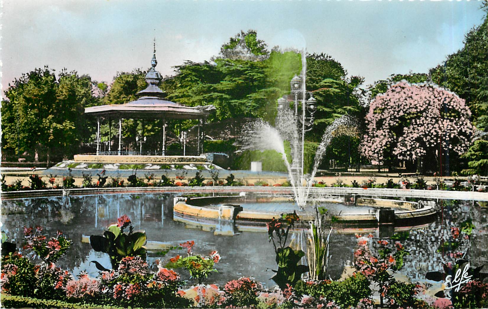 CPM Toulouse la ville rose le bassin du grand rond et Kiosque 