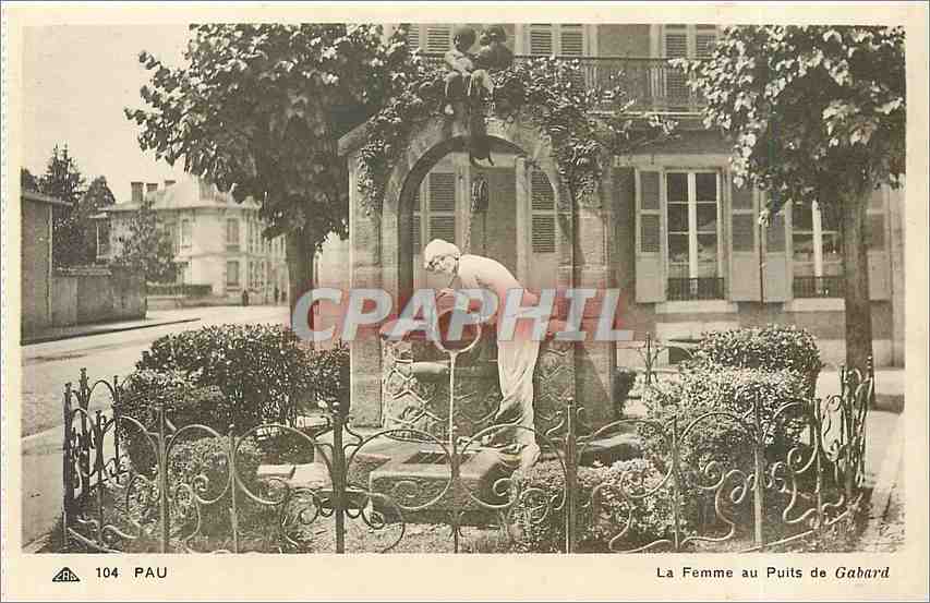 Pau — La Femme au Puits de Gabard — Cité des Arts Photomécaniques, Strasbourg