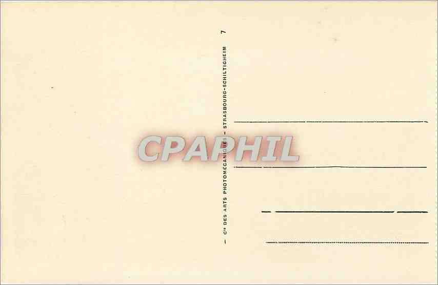 CPA Pau eglise St Joseph  — Verso