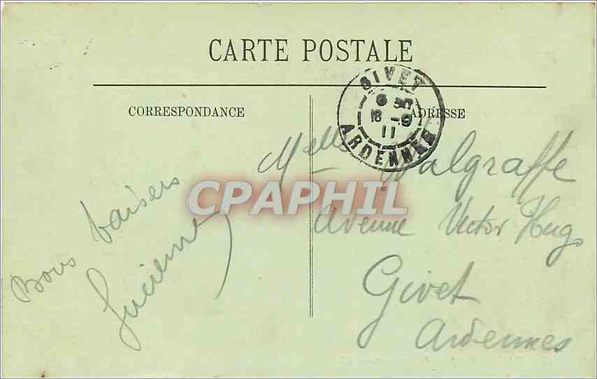 CPA Pau vue prise de Jurancon  — Rückseite