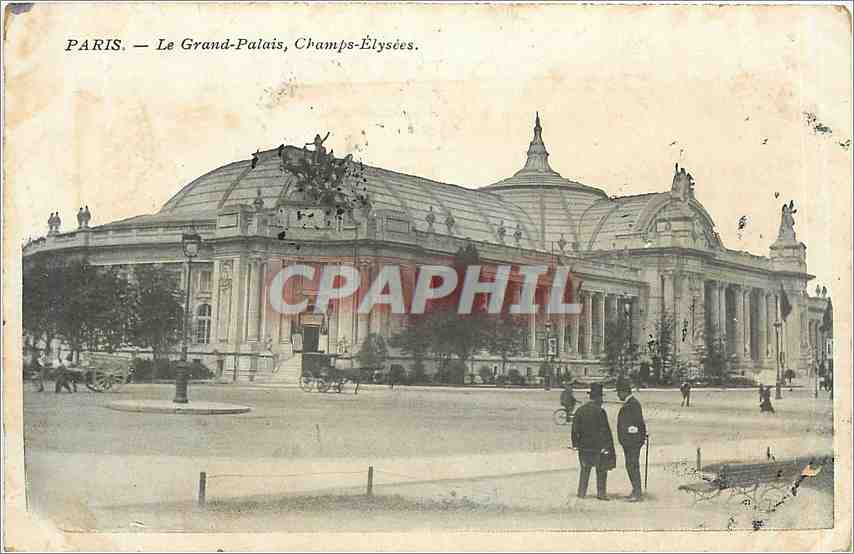 CPA Paris le grand palais Champs Elysees 