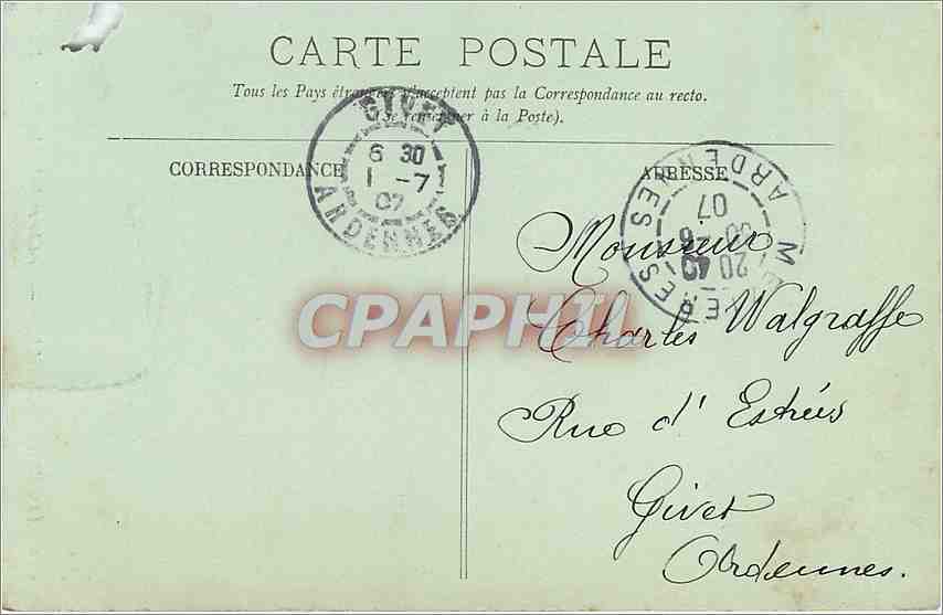 Château de Versailles — Le Châtelet de la Choupelle — LL. — Verso