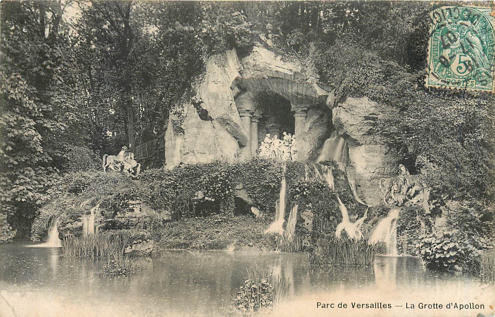 CPA Parc de Versailles la grotte d'Apollon 