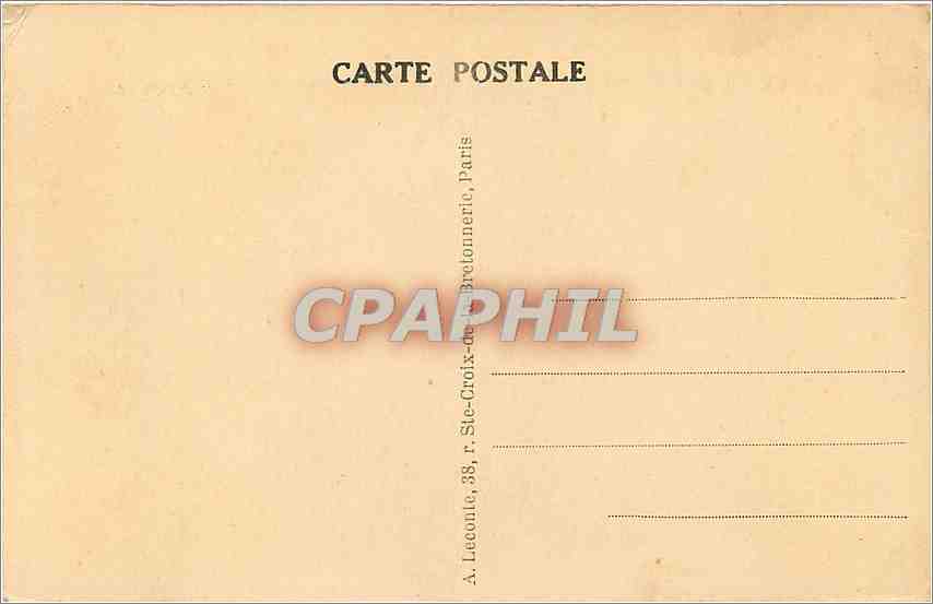 CPA Paris tombeau du Soldat Inconnu  — Rückseite