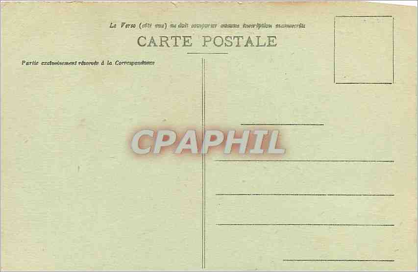 CPA Angers jardin du Mail la fonatine vue vurs l'Avenue Jeanne d'Arc  — Rückseite
