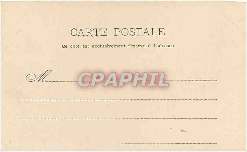 CPA Parc de Versailles charembourbe motif du bassin  — Back