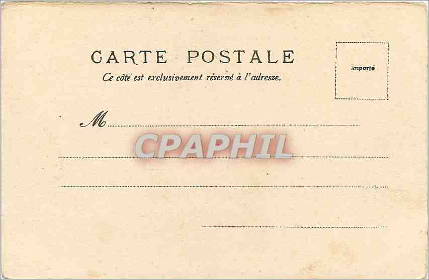 CPA Versailles galerie des glaces  — Verso