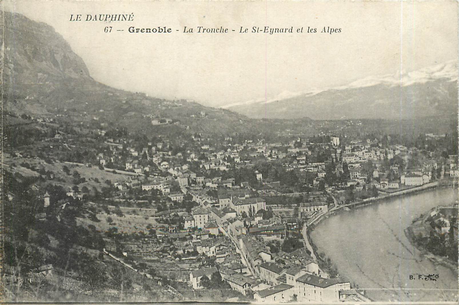 CPA Le Dauphine Grenoble la Tronche le St Eynard et les Alpes 