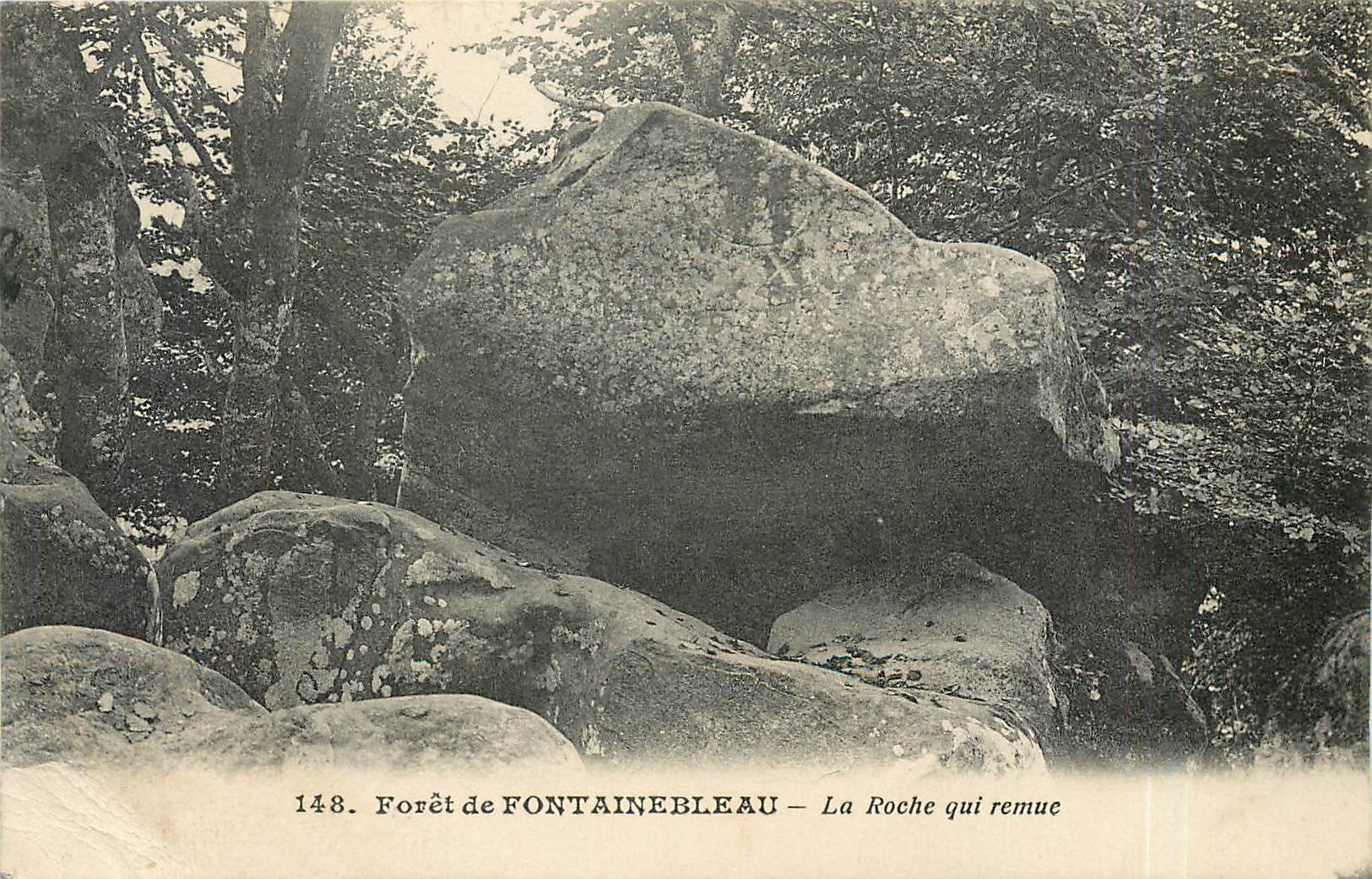 Foresta di FONTAINEBLEAU — La Roche qui remue — n°148