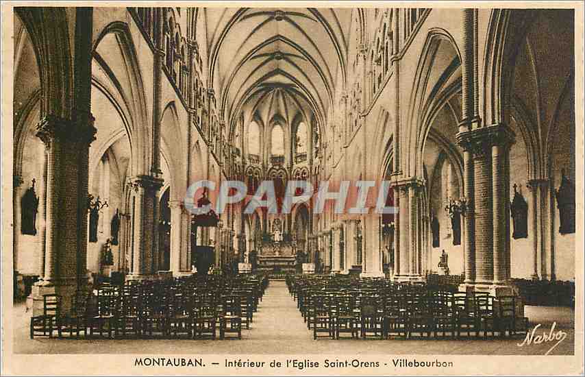 Montauban — Intérieur de l'Église Saint-Orens - Villebournon — Éditions Narbo