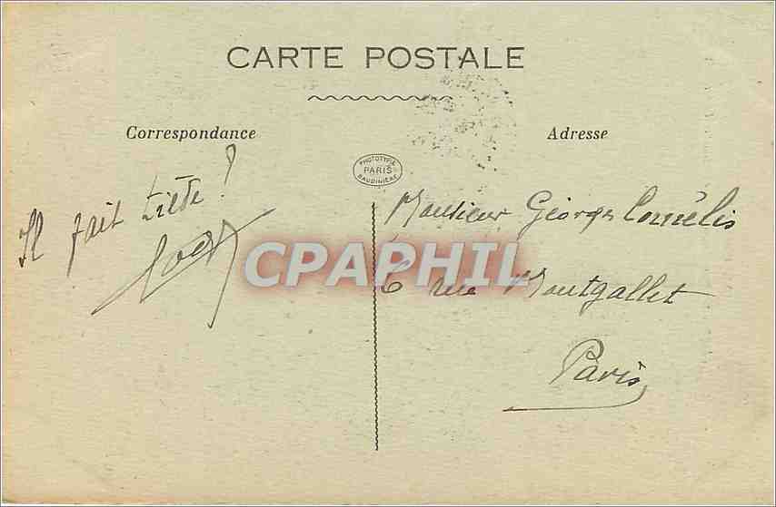 CPA Oragne theatre antique mur de scene et gradins cote ouest  — Rückseite