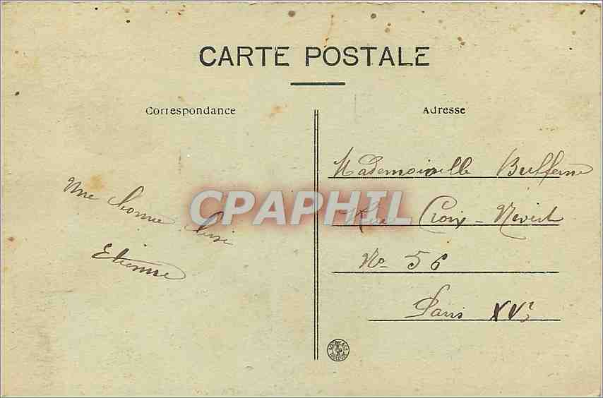CPA Usson en forez Loire vue generale sud ouest  — Back