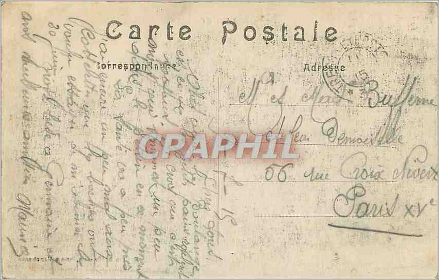 CPA L'Argonne  — Rückseite